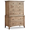 Archbold Furniture Provence Maple Collection 8-Drawer Chest on Chest