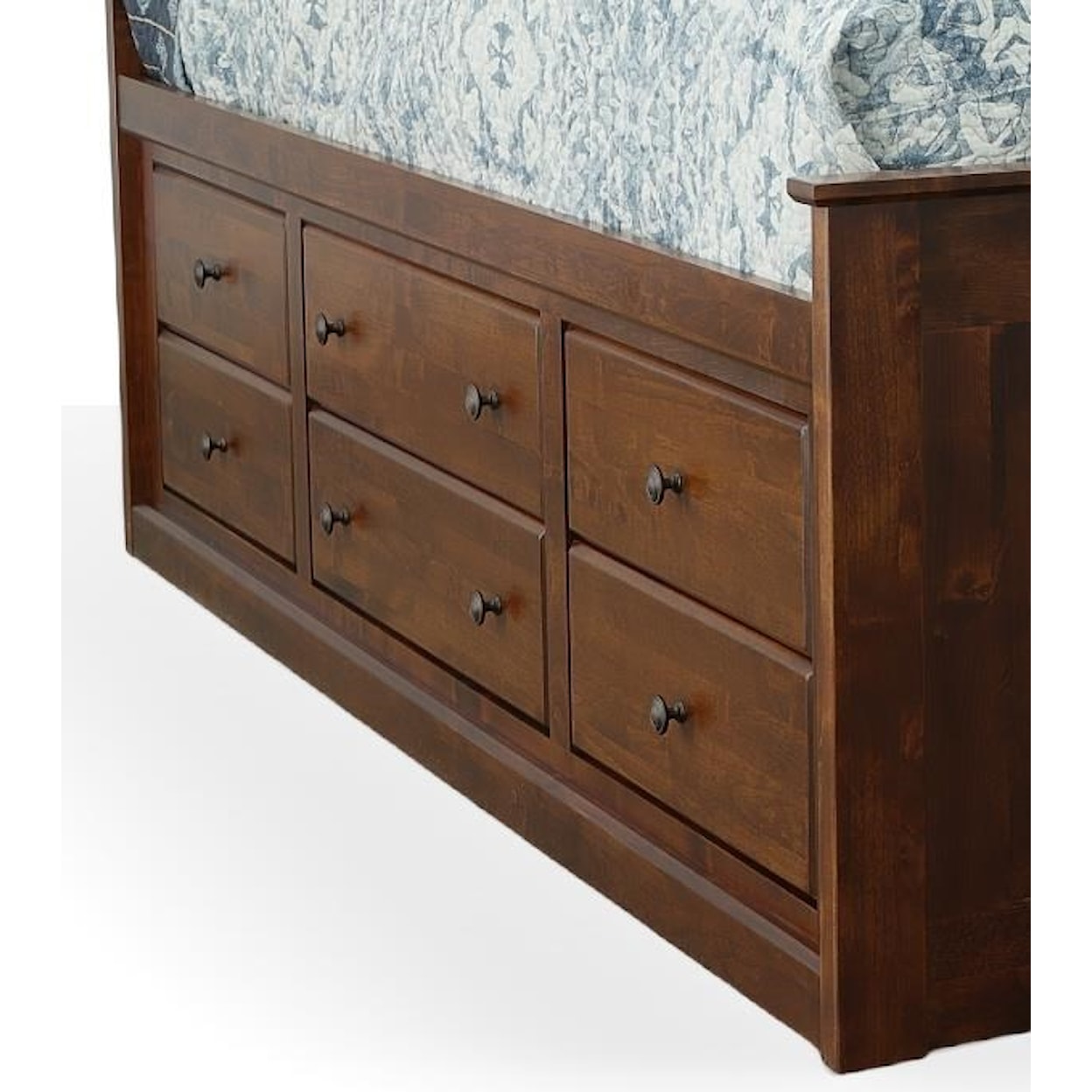 Archbold Furniture Shaker Queen Storage Bed