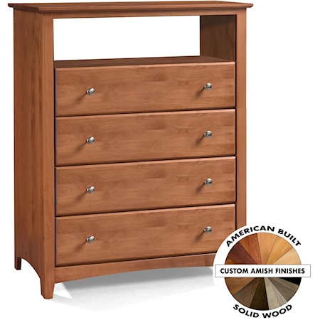 4 Drawer Combo Chest