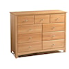 Archbold Furniture Shaker 9 Drawer Dresser