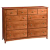 Archbold Furniture Shaker 3 PC Bedroom Group