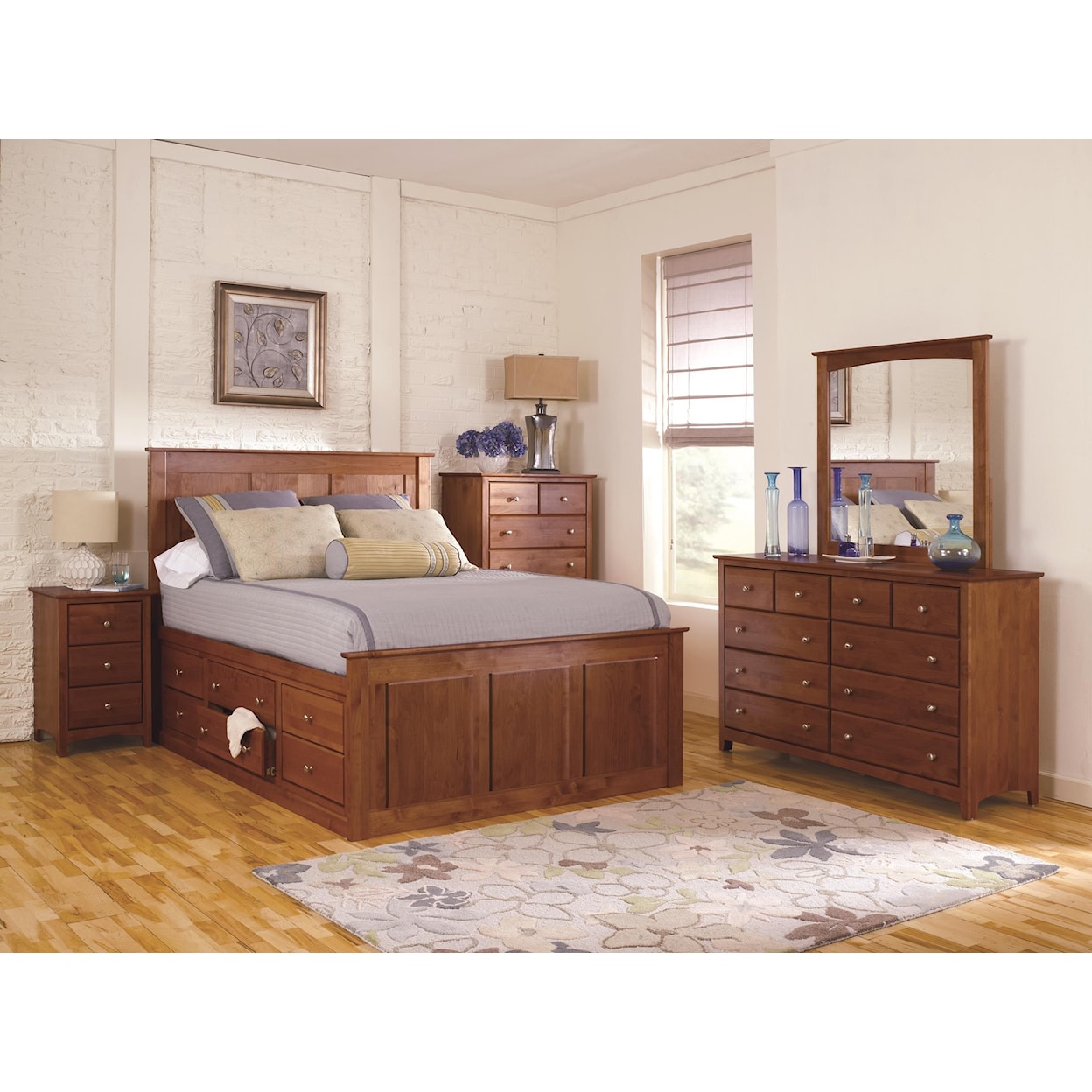 Archbold Furniture Shaker 6-Drawer Chest