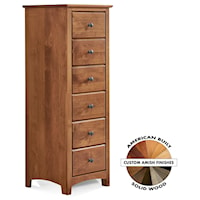 American Made 6 Drawer Lingerie Chest