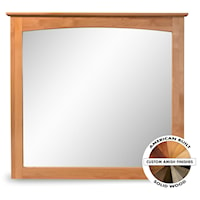 Mirror with Lightly Arched Accent