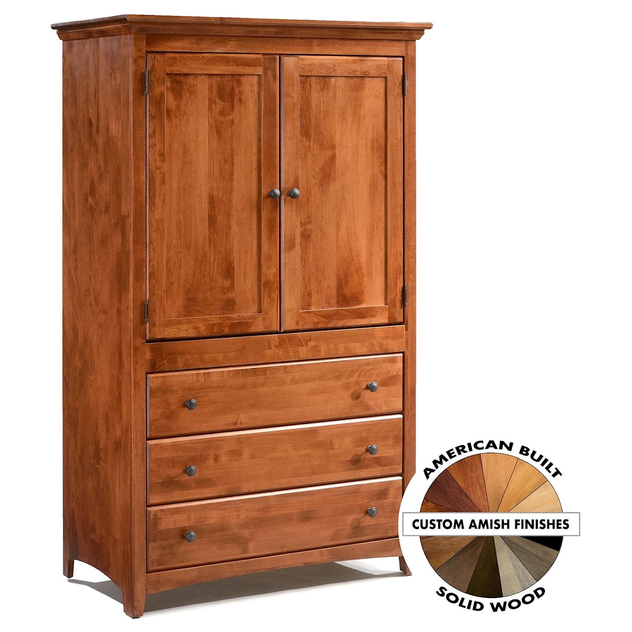 Archbold Furniture Shaker Armoire