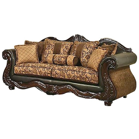 Traditional Style Sofa
