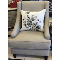 Accent wing chair