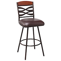 Contemporary 26" Counter Height Barstool