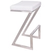 Armen Living Atlantis- 30" Bar Height Backless Barstool