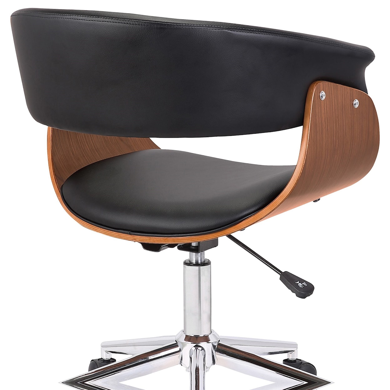 Armen Living Bellevue Mid-Century Office Chair