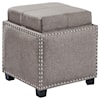 Armen Living Blaze Storage Ottoman