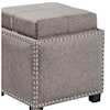 Armen Living Blaze Storage Ottoman