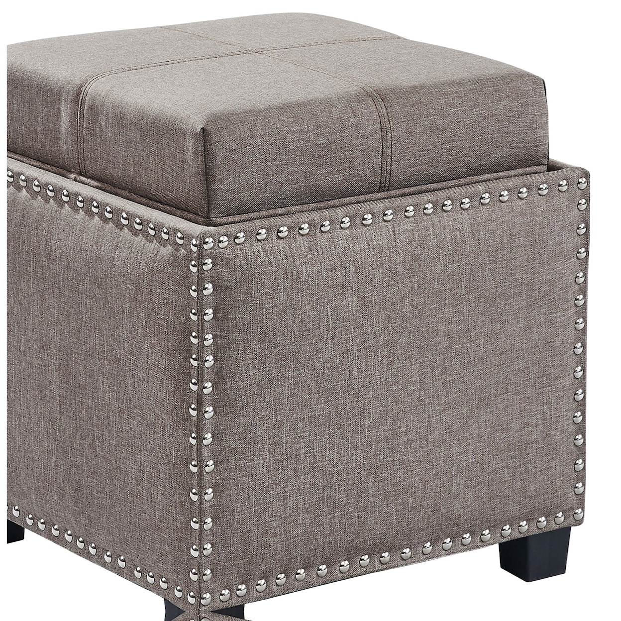 Armen Living Blaze Storage Ottoman