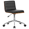 Armen Living Bowie Mid-Century Office Chair