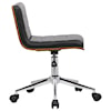 Armen Living Bowie Mid-Century Office Chair