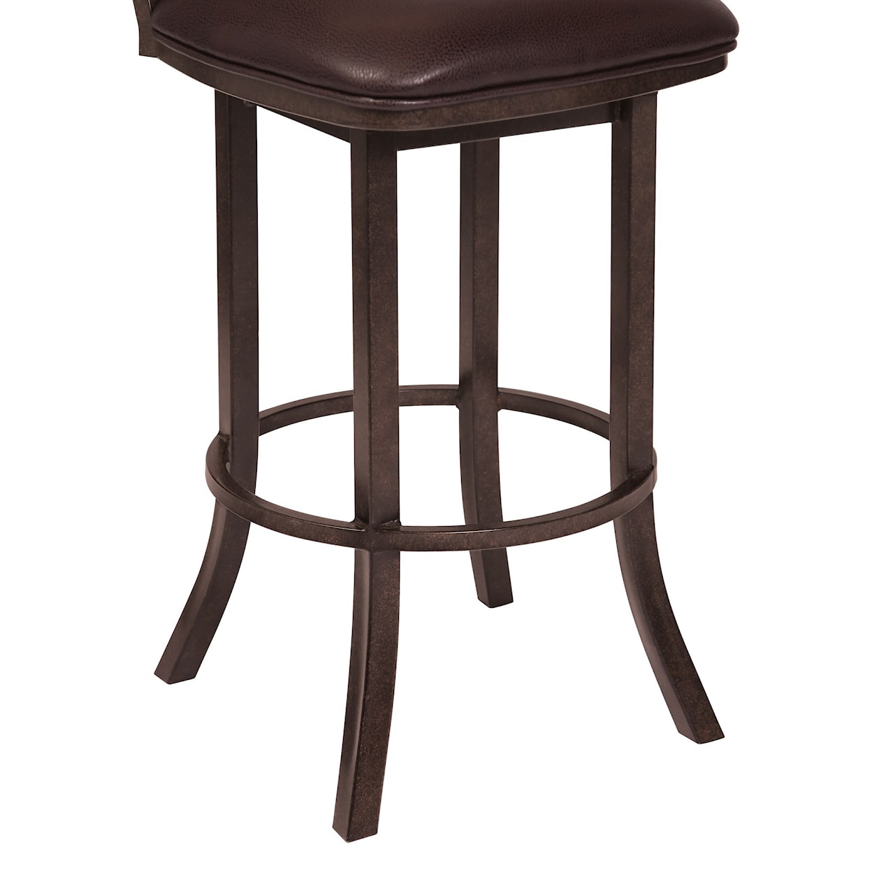 Armen Living Bree 30" Bar Height Barstool in Auburn Bay