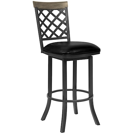 30" Bar Height Barstool in Mineral