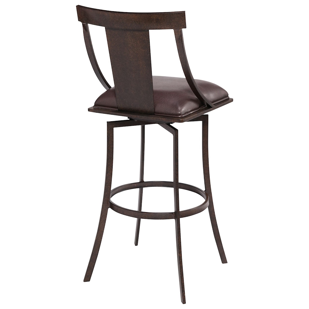 Armen Living Brisbane Contemporary 30" Bar Height Barstool