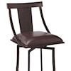 Armen Living Brisbane Contemporary 30" Bar Height Barstool