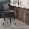 Armen Living Buckley Contemporary 26" Counter Height Barstool