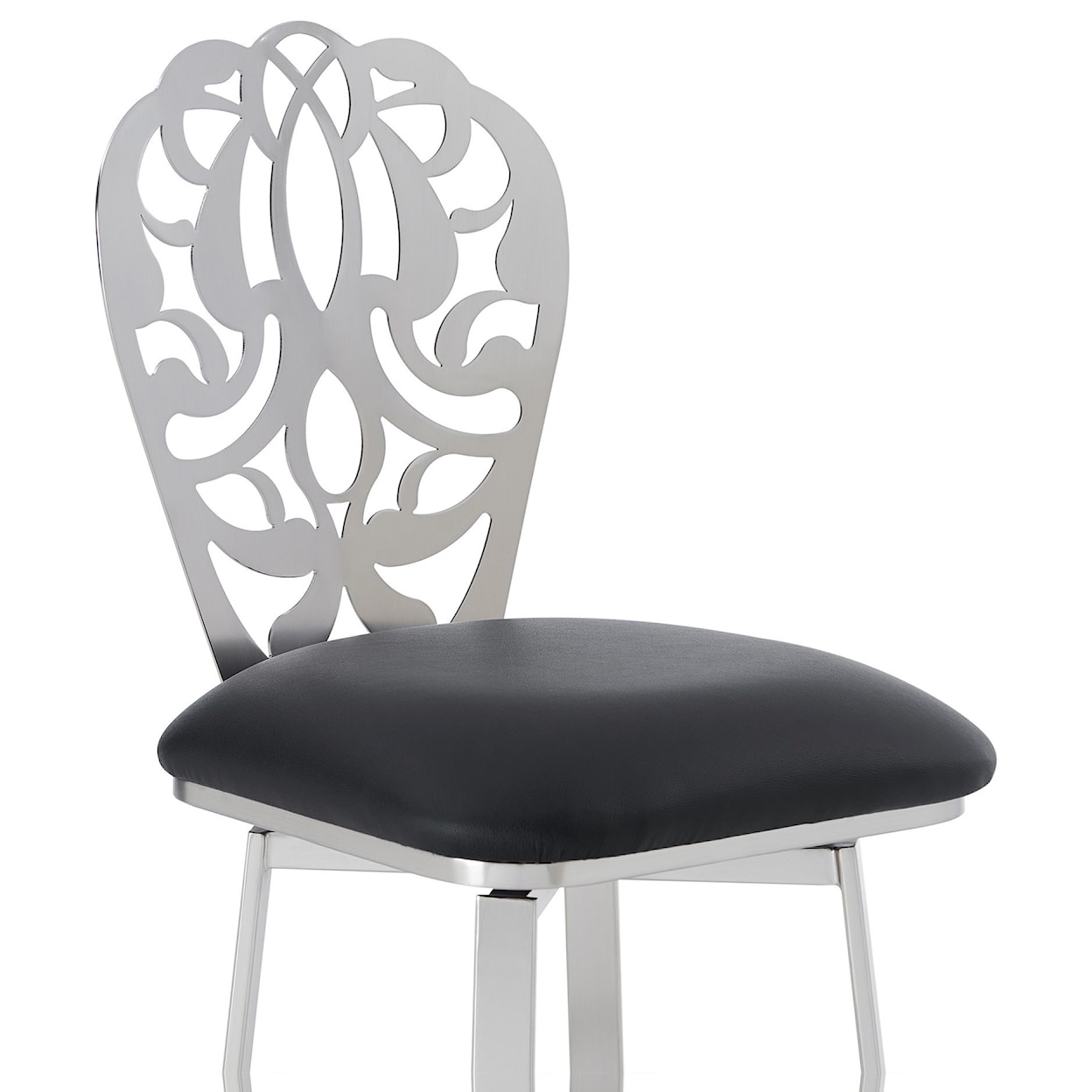 Armen Living Cherie Contemporary 30" Bar Height Barstool 