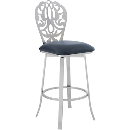 Contemporary 30" Bar Height Barstool 