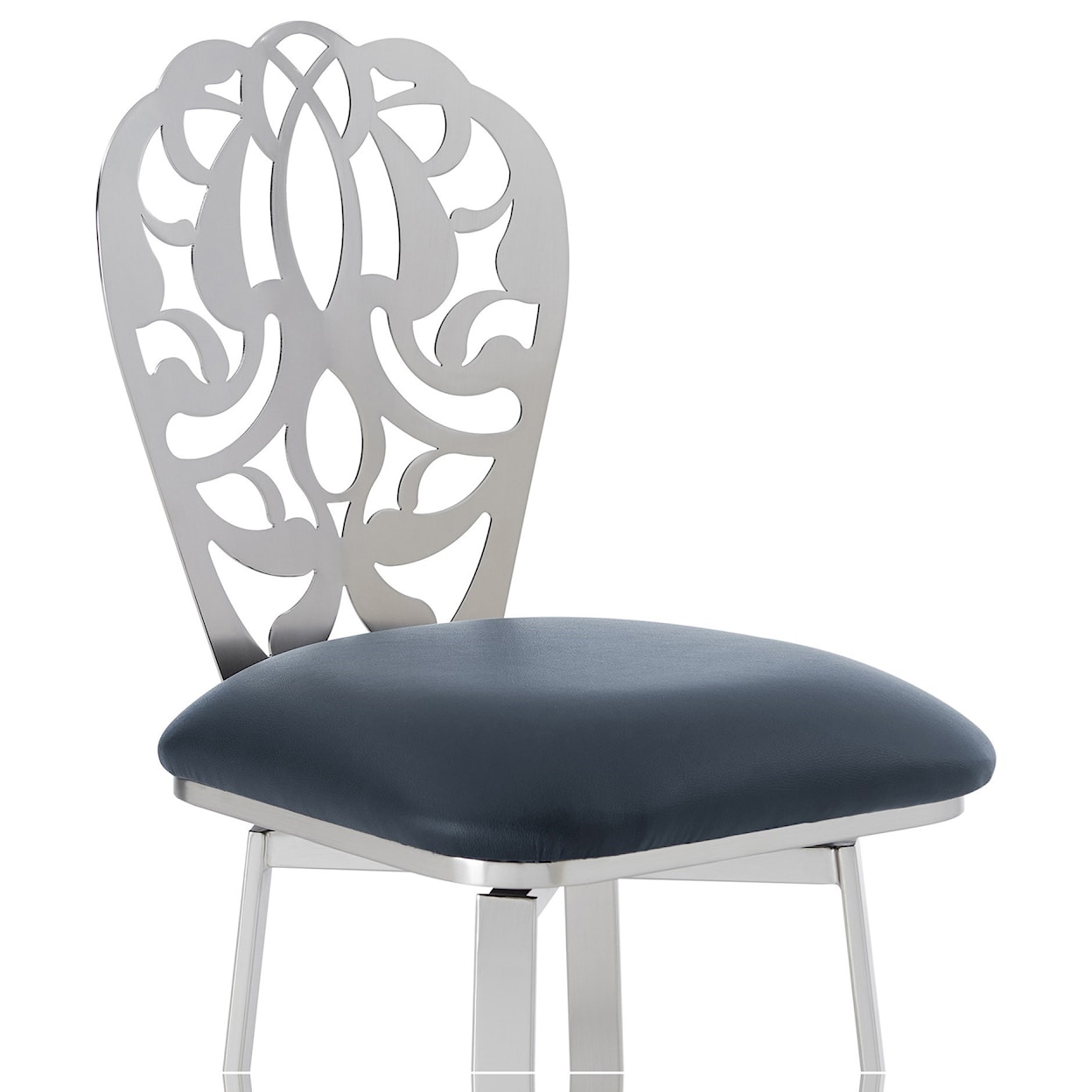 Armen Living Cherie Contemporary 30" Bar Height Barstool 