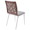 Armen Living Crystal Dining Chair - Set of 2