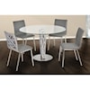 Armen Living Crystal Round Dining Table