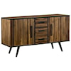 Armen Living Cusco  Acacia Rustic Buffet Cabinet