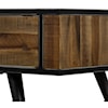 Armen Living Cusco  Rustic Acacia Coffee Table with Drawer