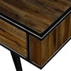 Armen Living Cusco  Rustic Acacia Coffee Table with Drawer