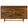 Armen Living Cusco  Rustic Acacia 6 Drawer Dresser