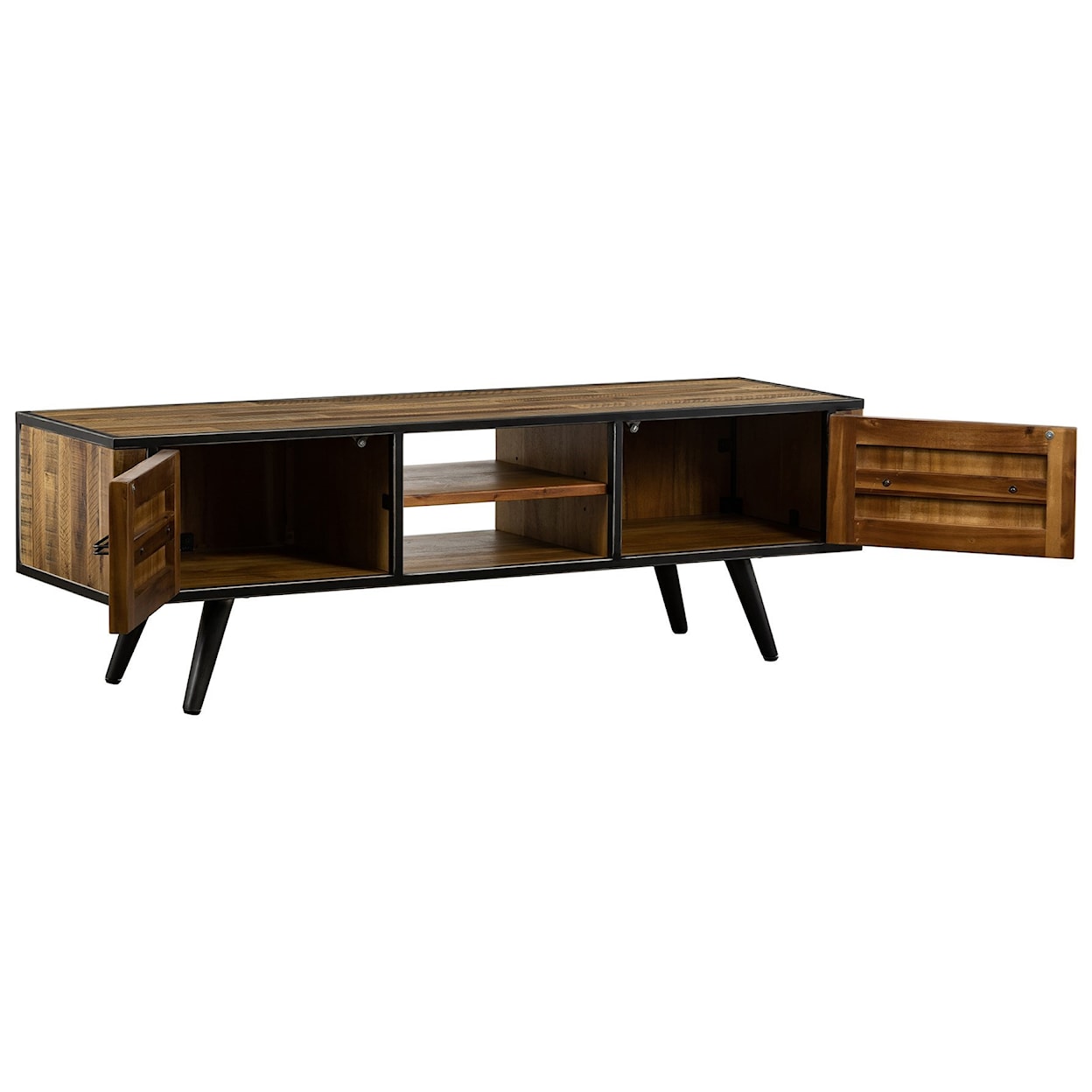 Armen Living Cusco  Rustic Acacia TV Stand