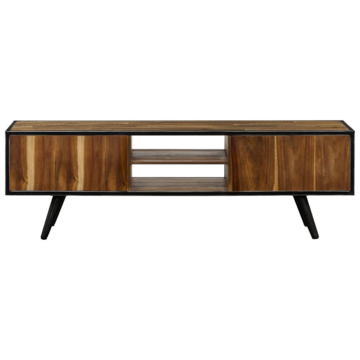 Armen Living Cusco  Rustic Acacia TV Stand