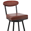 Armen Living Denver Contemporary 30" Bar Height Barstool 