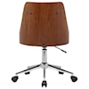 Armen Living Diamond Mid-Century Office Chair