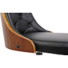 Armen Living Diamond Mid-Century Office Chair