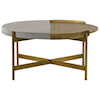 Armen Living Dua Concrete Coffee Table