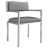 Armen Living Dylan Contemporary Dining Chairs - Set of 2