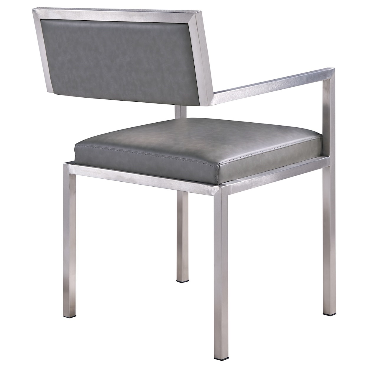 Armen Living Dylan Contemporary Dining Chairs - Set of 2