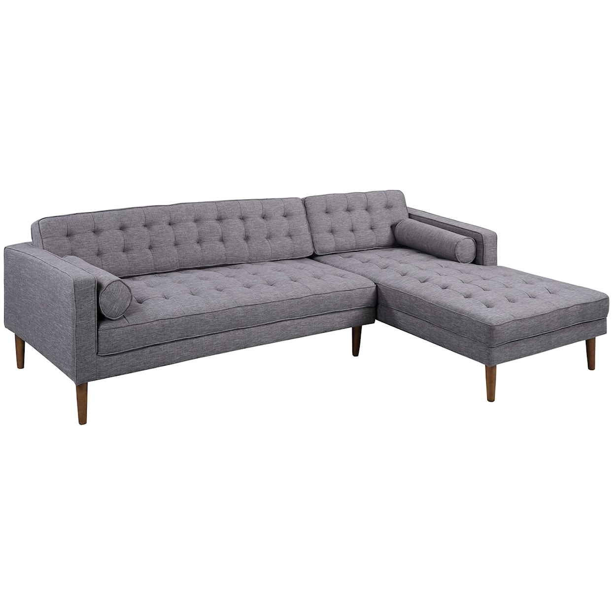 Armen Living Element Right-Side Chaise Sectional Sofa