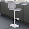 Armen Living Falcon Adjustable Swivel Bar Stool