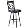 Armen Living Fargo 30" Bar Height Metal Barstool