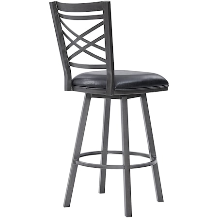 30" Bar Height Metal Barstool