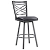 Armen Living Fargo 30" Bar Height Metal Barstool