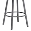 Armen Living Fargo 30" Bar Height Metal Barstool