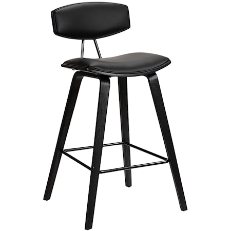 26" Mid-Century Counter Height Barstool