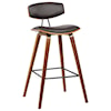 Armen Living Fox  26" Mid-Century Counter Height Barstool