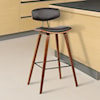 Armen Living Fox  26" Mid-Century Counter Height Barstool